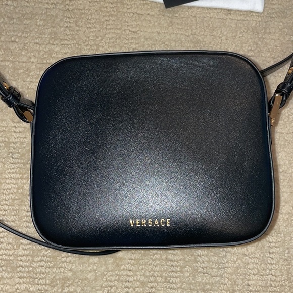 Versace Virtus Camera Bag black leather - Picture 5 of 7